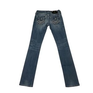 Miss Me Women’s Straight Leg Jeans Blue Size 25